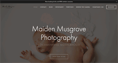 Desktop Screenshot of maidenmusgrovephotography.com